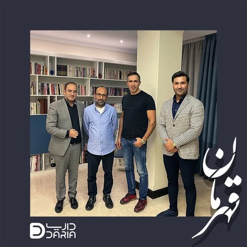 مدیر عامل آرسس به همراه مدیر عامل داریا همراه و اصغر فرهادی